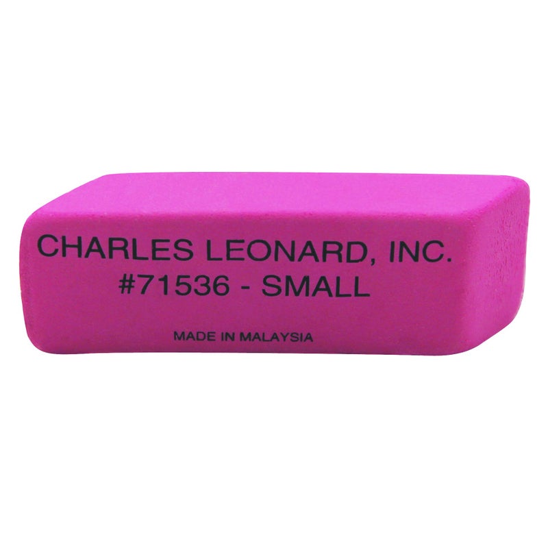 Charles Leonard Small Natural Rubber Pink Wedge Eraser, 36 Per Pack, 2 Packs - Image 2